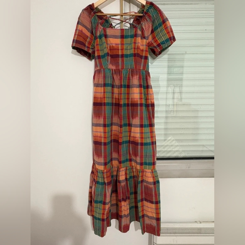 Plaid Multicolor Women's Dress